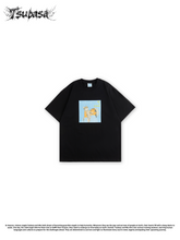 TSUBASA 25SS 猫と爺ちゃん T-SHIRT